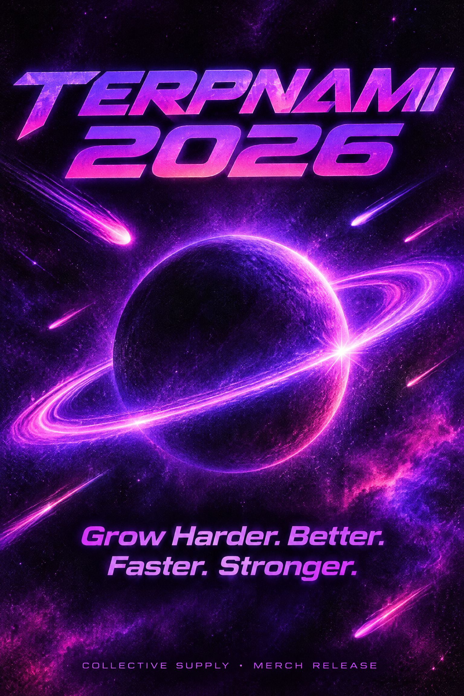 Terpnami 2026 merchandise-release flyer